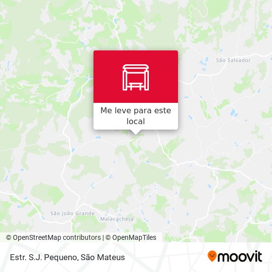 Estr. S.J. Pequeno mapa
