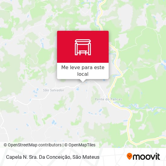 Capela N. Sra. Da Conceição mapa