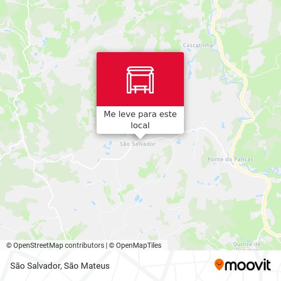 São Salvador mapa