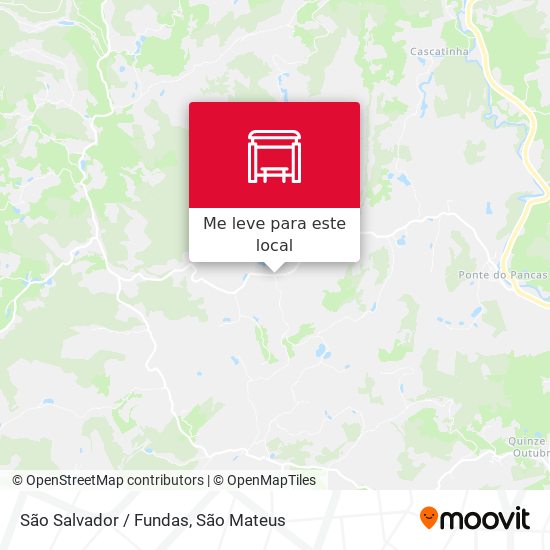 São Salvador / Fundas mapa