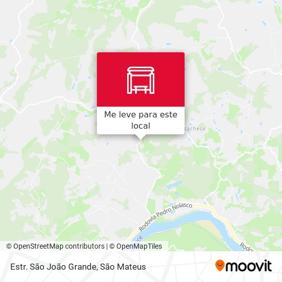 Estr. São João Grande mapa