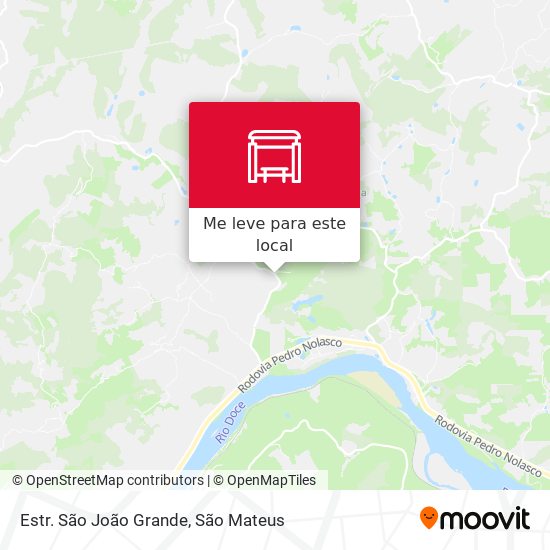 Estr. São João Grande mapa