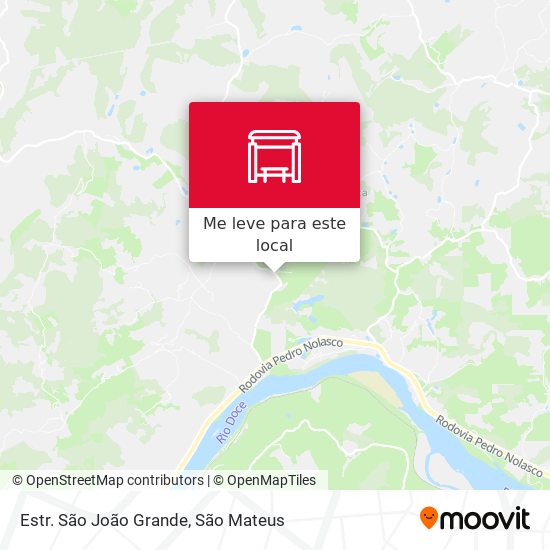Estr. São João Grande mapa