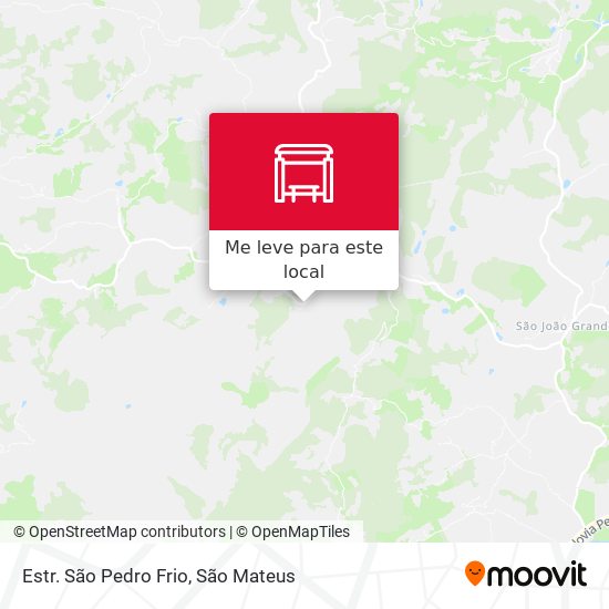 Estr. São Pedro Frio mapa