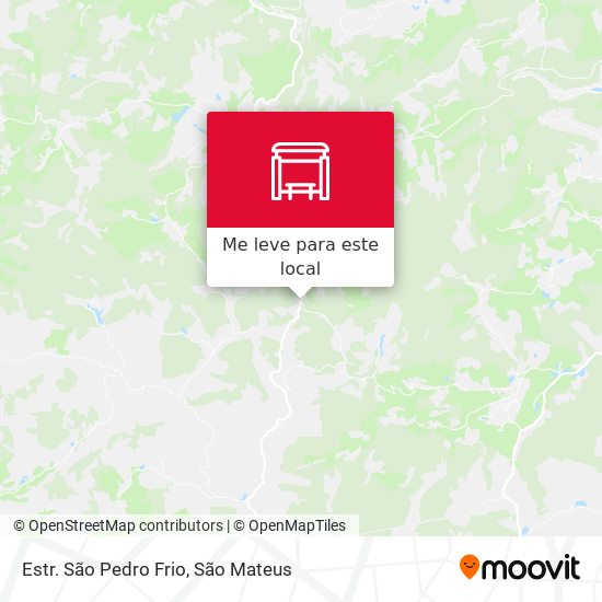 Estr. São Pedro Frio mapa