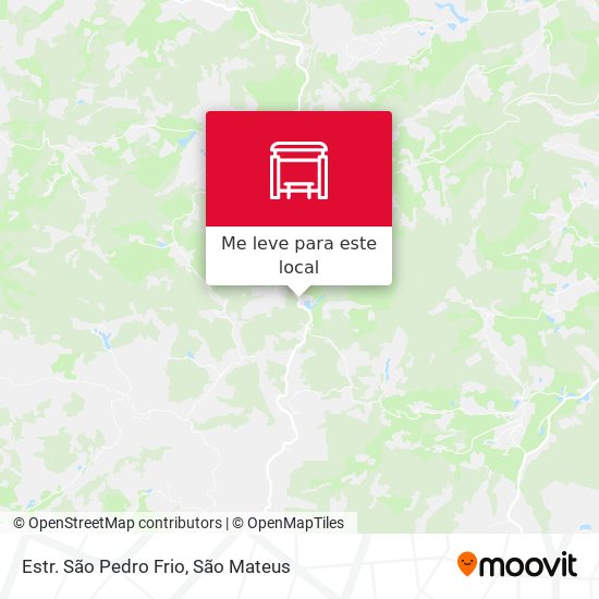 Estr. São Pedro Frio mapa
