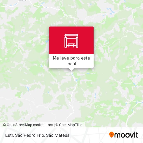 Estr. São Pedro Frio mapa