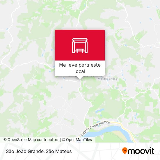 São João Grande mapa
