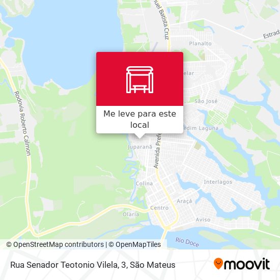Rua Senador Teotonio Vilela, 3 mapa