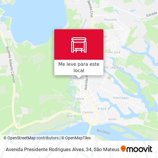 Avenida Presidente Rodrigues Alves, 34 mapa