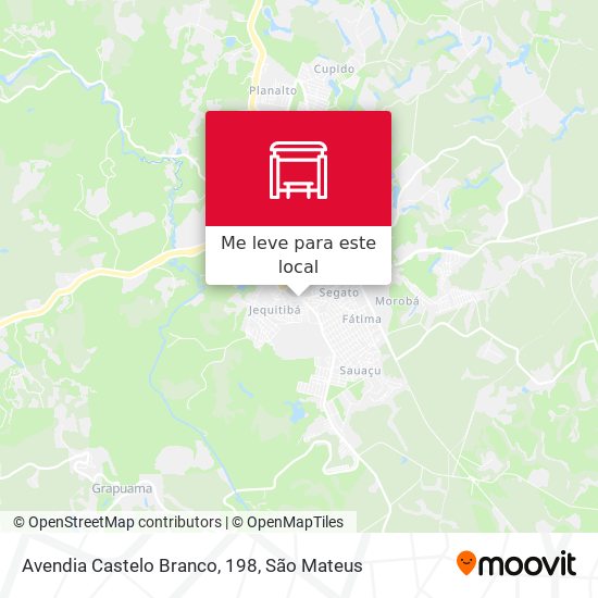 Avendia Castelo Branco, 198 mapa