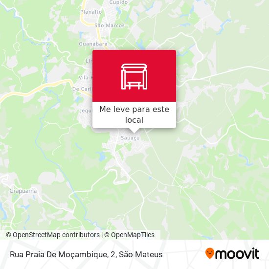 Rua Praia De Moçambique, 2 mapa