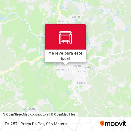 Es-257 | Praça Da Paz mapa