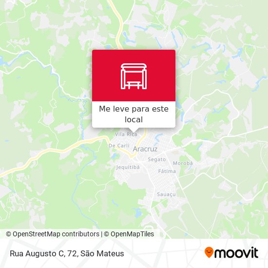Rua Augusto C, 72 mapa