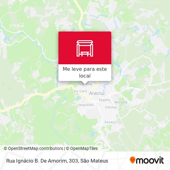 Rua Ignácio B. De Amorim, 303 mapa