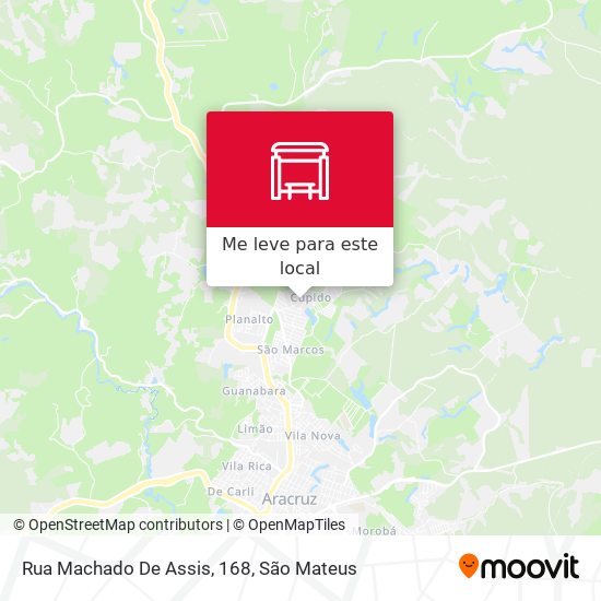 Rua Machado De Assis, 168 mapa