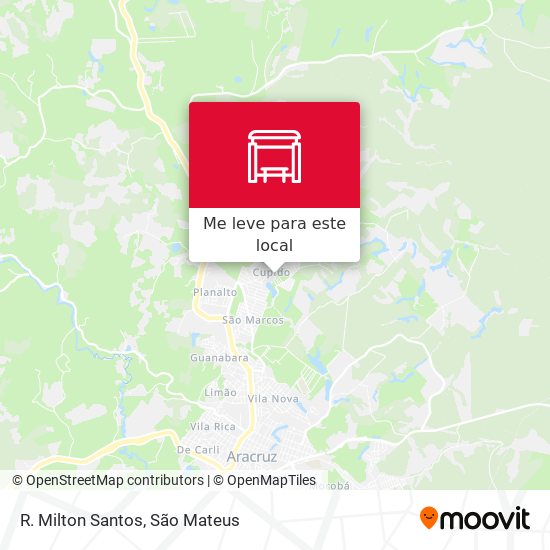 R. Milton Santos mapa