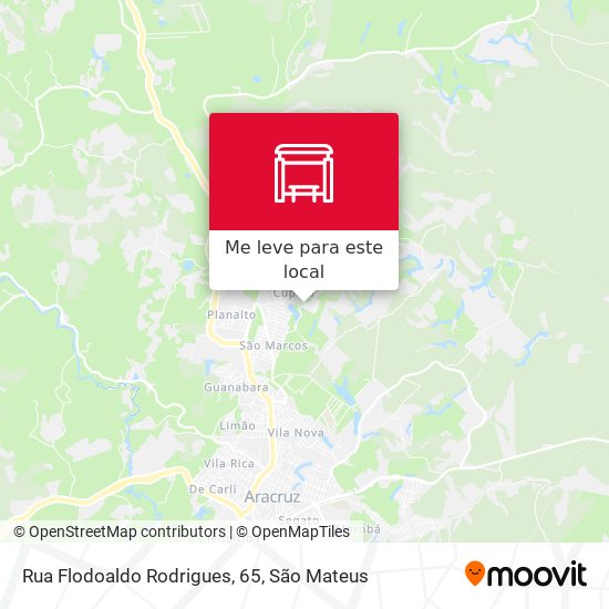 Rua Flodoaldo Rodrigues, 65 mapa