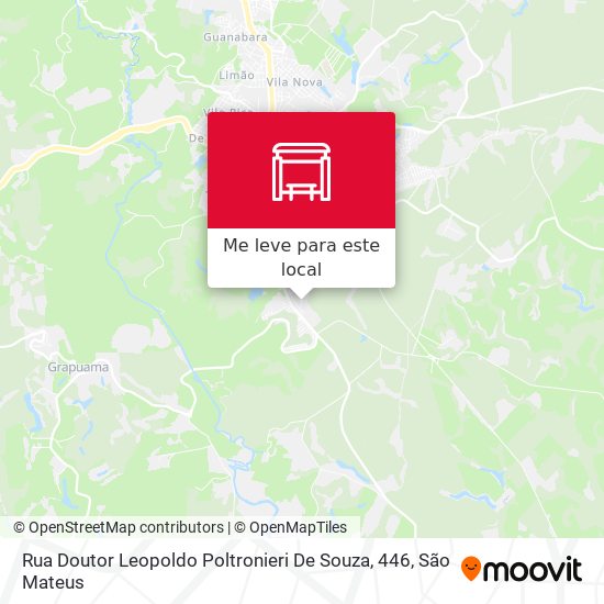 Rua Doutor Leopoldo Poltronieri De Souza, 446 mapa