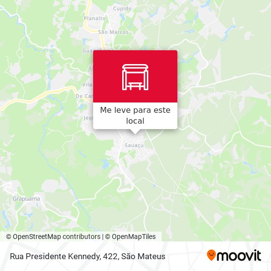 Rua Presidente Kennedy, 422 mapa
