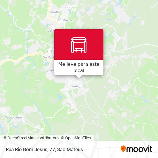 Rua Rio Bom Jesus, 77 mapa