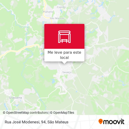 Rua José Modenesi, 94 mapa