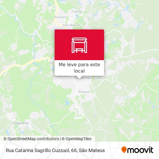 Rua Catarina Sagrillo Cuzzuol, 66 mapa
