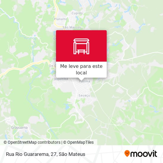 Rua Rio Guararema, 27 mapa