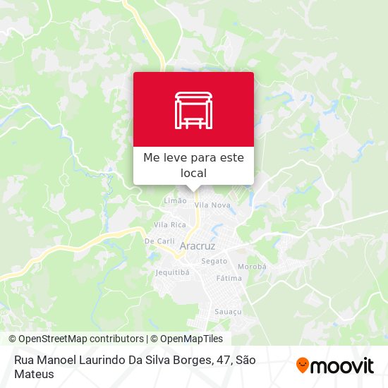 Rua Manoel Laurindo Da Silva Borges, 47 mapa