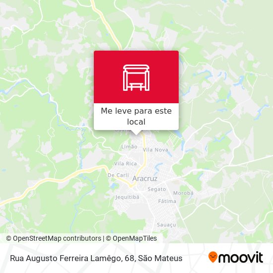 Rua Augusto Ferreira Lamêgo, 68 mapa