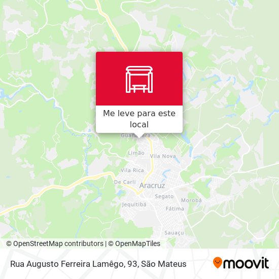 Rua Augusto Ferreira Lamêgo, 93 mapa