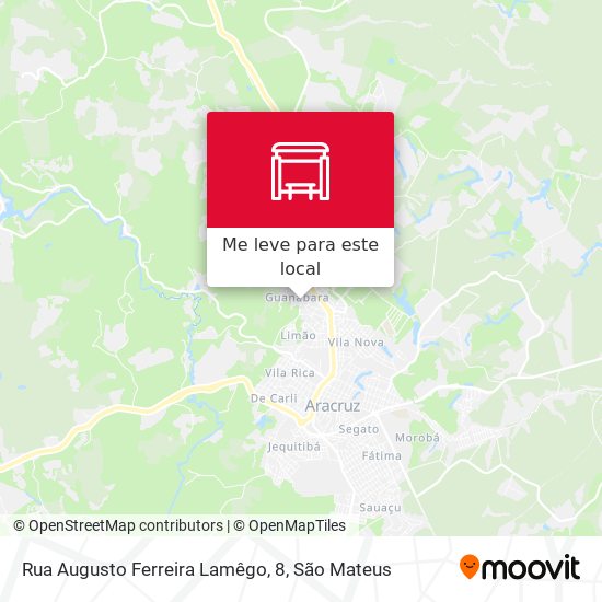Rua Augusto Ferreira Lamêgo, 8 mapa