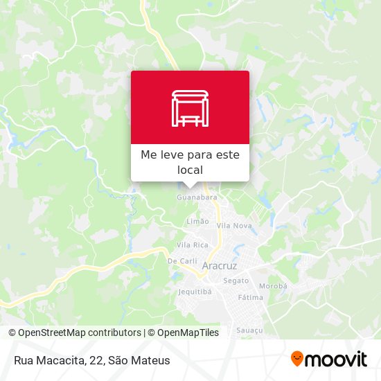 Rua Macacita, 22 mapa