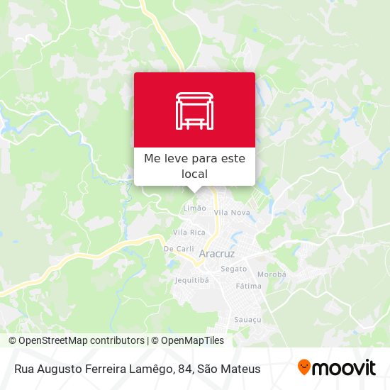 Rua Augusto Ferreira Lamêgo, 84 mapa