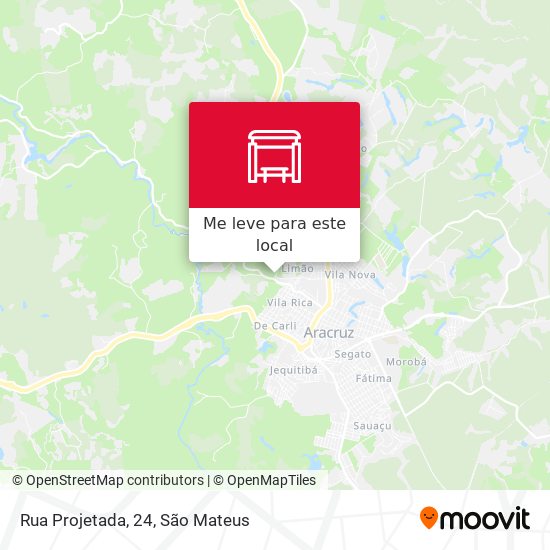 Rua Projetada, 24 mapa