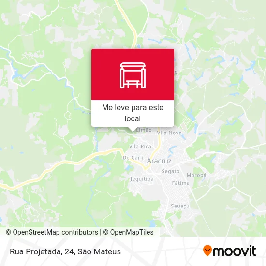 Rua Projetada, 24 mapa