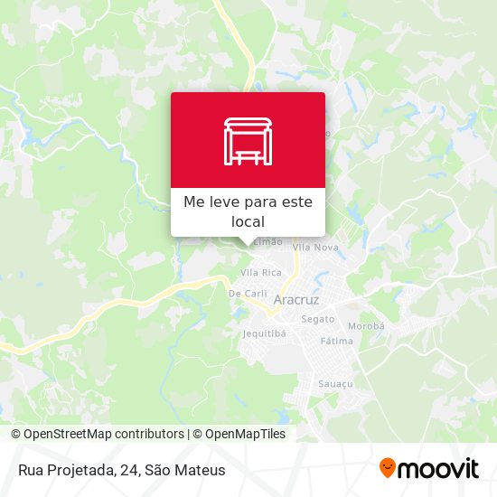 Rua Projetada, 24 mapa