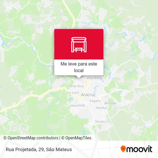 Rua Projetada, 29 mapa