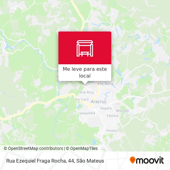 Rua Ezequiel Fraga Rocha, 44 mapa