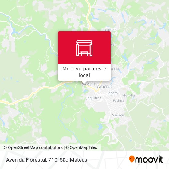 Avenida Florestal, 710 mapa