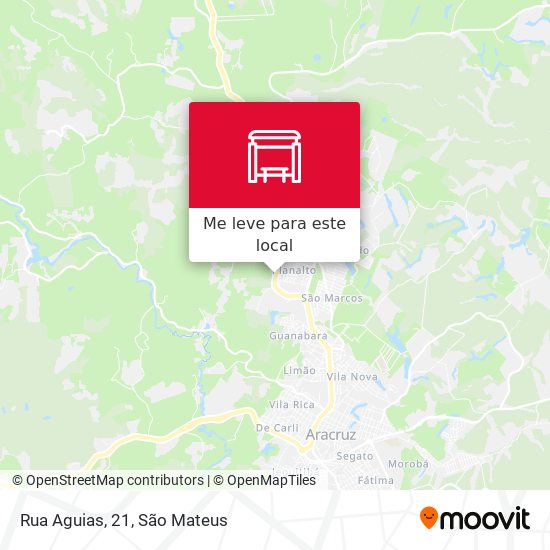 Rua Aguias, 21 mapa