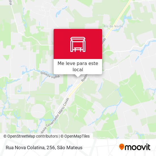 Rua Nova Colatina, 256 mapa