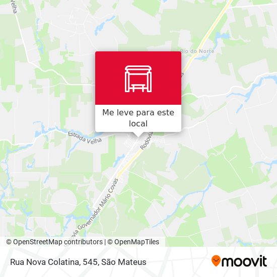 Rua Nova Colatina, 545 mapa