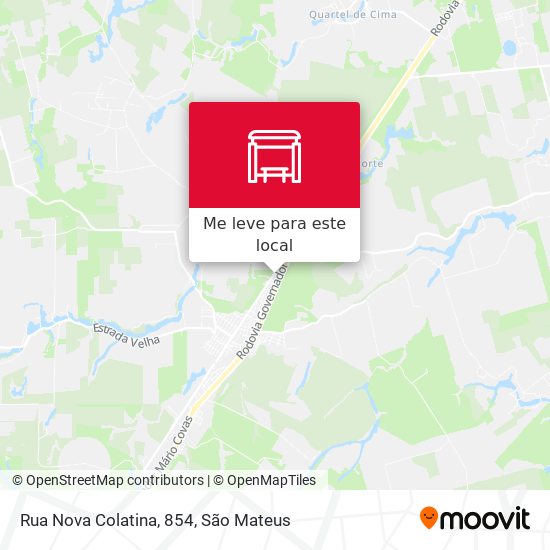 Rua Nova Colatina, 854 mapa