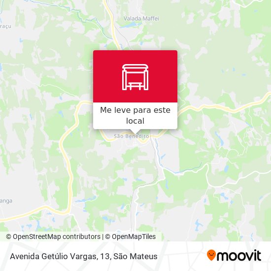 Avenida Getúlio Vargas, 13 mapa