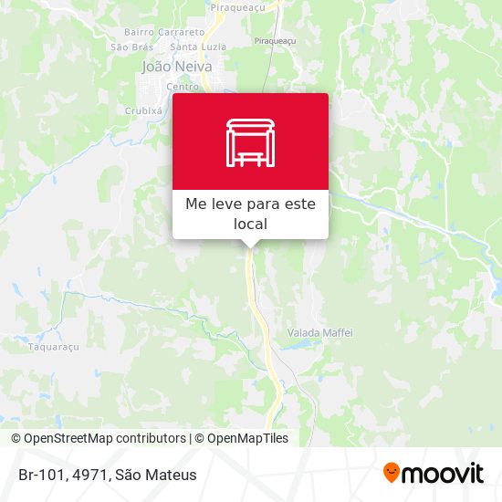 Br-101, 4971 mapa