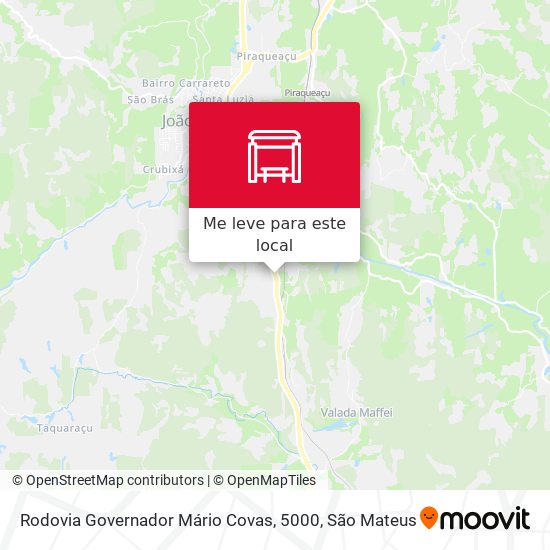 Rodovia Governador Mário Covas, 5000 mapa