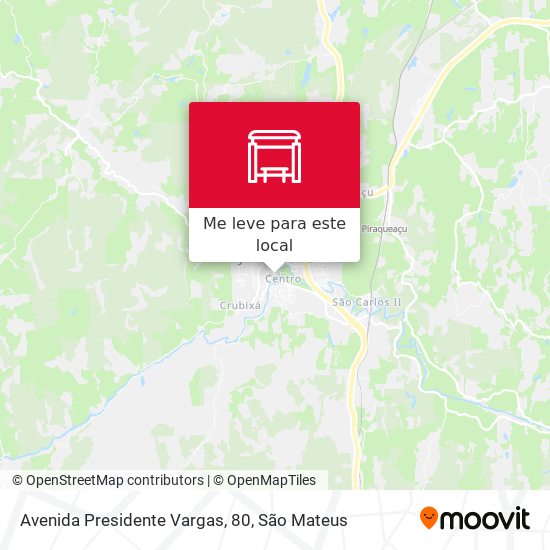 Avenida Presidente Vargas, 80 mapa