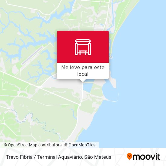 Trevo Fibria / Terminal Aquaviário mapa