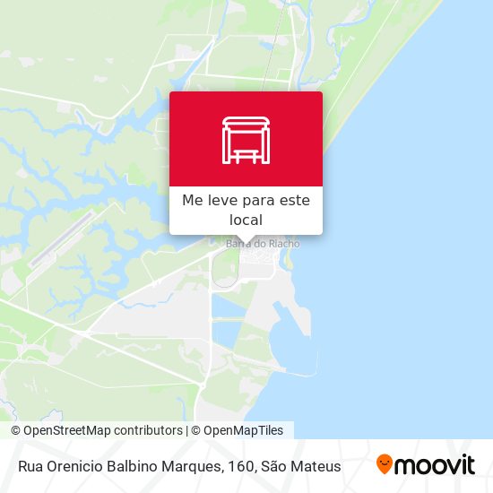 Rua Orenicio Balbino Marques, 160 mapa